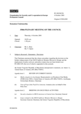 Journal of the 358th Plenary Meeting of the Permanent Council