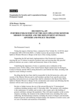 Permanent Council Decision No. 439