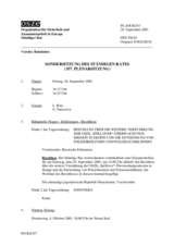 Journal of the 357th Special Plenary Meeting of the Permanent Council (de)