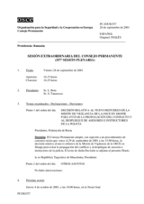 Journal of the 357th Special Plenary Meeting of the Permanent Council (es)