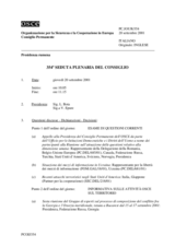 Journal of the 354th Plenary Meeting of the Permanent Council (it)