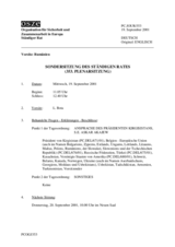 Journal of the 353rd Special Plenary Meeting of the Permanent Council (de)