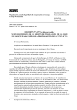 Permanent Council Decision No. 437/Corrected reissue (es)