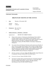 Journal of the 488th Plenary Meeting of the Permanent Council