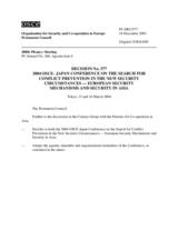 Permanent Council Decision No. 577