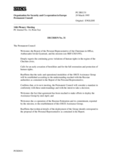 Permanent Council Decision No. 31