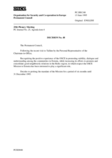 Permanent Council Decision No. 48
