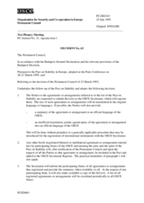 Permanent Council Decision No. 63