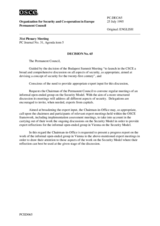 Permanent Council Decision No. 65