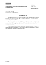 Permanent Council Decision No. 66