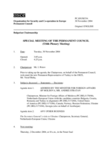 Journal of the 534th Special Plenary Meeting of the Permanent Council