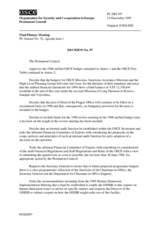 Permanent Council Decision No. 97