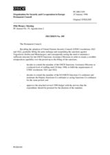 Permanent Council Decision No. 105