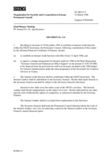 Permanent Council Decision No. 111