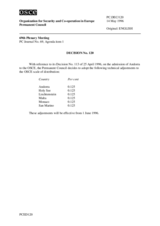 Permanent Council Decision No. 120