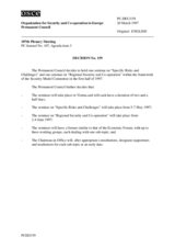 Permanent Council Decision No. 159