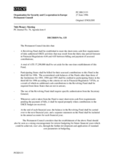 Permanent Council Decision No. 133