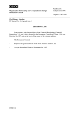 Permanent Council Decision No. 136