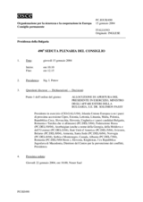 Journal of the 490th Plenary Meeting of the Permanent Council (it)