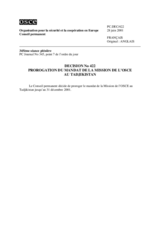 Permanent Council Decision No. 422 (fr)