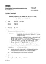 Journal of the 344th Special Plenary Meeting of the Permanent Council