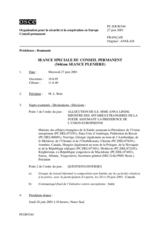 Journal of the 344th Special Plenary Meeting of the Permanent Council (fr)