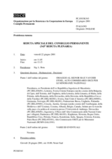 Journal of the 343rd Special Plenary Meeting of the Permanent Council (it)
