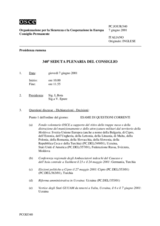 Journal of the 340th Plenary Meeting of the Permanent Council (it)