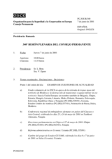 Journal of the 340th Plenary Meeting of the Permanent Council (es)