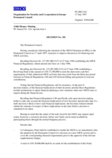 Permanent Council Decision No. 182