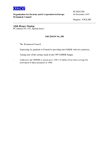 Permanent Council Decision No. 208