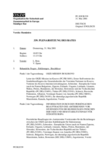 Journal of the 339th Plenary Meeting of the Permanent Council (de)