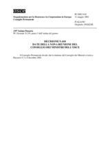 Permanent Council Decision No. 410 (it)