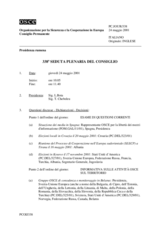 Journal of the 338th Plenary Meeting of the Permanent Council (it)