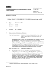 Journal of the 336th Plenary Meeting of the Permanent Council/Corrected reissue (fr)