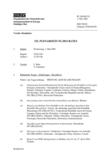 Journal of the 335th Plenary Meeting of the Permanent Council (de)