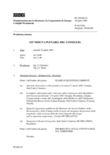 Journal of the 333rd Plenary Meeting of the Permanent Council (it)