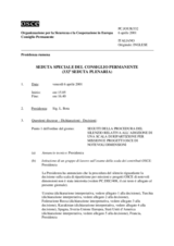 Journal of the 332nd Special Plenary Meeting of the Permanent Council/Corrected reissue (it)