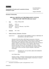 Journal of the 330th Special Plenary Meeting of the Permanent Council/Revised reissue