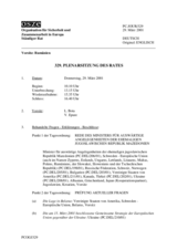 Journal of the 329th Plenary Meeting of the Permanent Council (de)