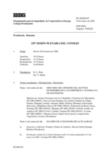 Journal of the 329th Plenary Meeting of the Permanent Council (es)