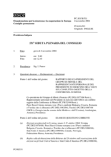 Journal of the 531st Plenary Meeting of the Permanent Council (it)