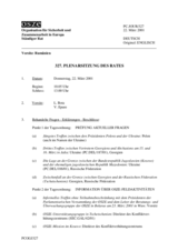 Journal of the 327th Plenary Meeting of the Permanent Council (de)
