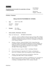 Journal of the 326th Plenary Meeting of the Permanent Council (fr)