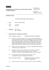 Journal of the 320th Plenary Meeting of the Permanent Council (it)