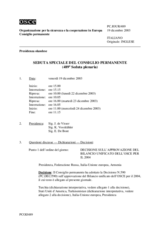 Journal of the 489th Special Plenary Meeting of the Permanent Council (it)