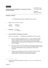 Journal of the 317th Plenary Meeting of the Permanent Council/Corrected reissue (es)