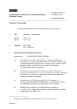 Journal of the 317th Plenary Meeting of the Permanent Council/Corrected reissue