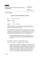 Journal of the 633rd Plenary Meeting of the Permanent Council (fr)