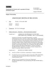 Journal of the 635th Plenary Meeting of the Permanent Council